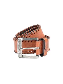 Superdry - Leather Belt Amano - Tan