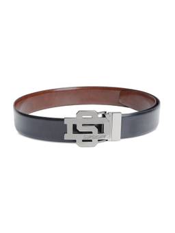Superdry - Reversible Leather Belt Colm Worth - Black Brown