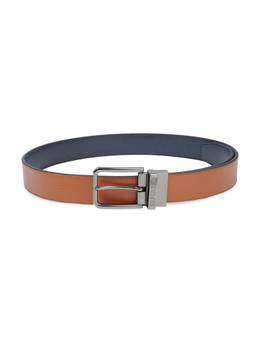 Superdry - Reversible Belt Cranfield - Tan Navy