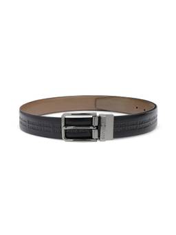 Superdry - Leather Belt Elstow - Black Brown