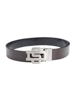 Superdry - Reversible Leather Belt Flitton - Brown Black