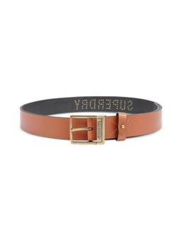 Superdry - Leather Belt Soul Drop - Tan
