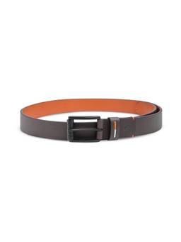 Superdry - Leather Belt Standon - Chocolate