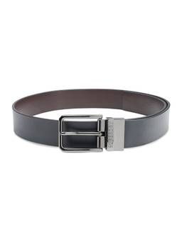 Superdry - Reversible Leather Belt We Stoning - Black Brown