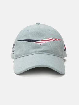 Tommy Hilfiger - Embroidered Blue Cotton Baseball Cap