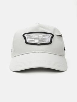 Tommy Hilfiger - Embroidered White Cotton Baseball Cap