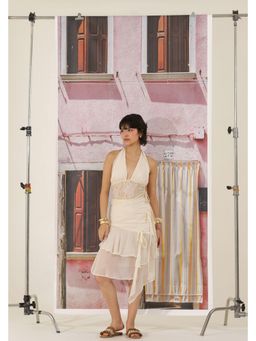 The Clothing Factory - Ivory Mirage Skirt and Top