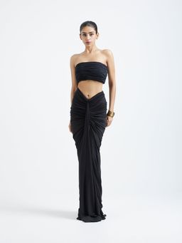 Ozeqo - Women Black Mansi Dress