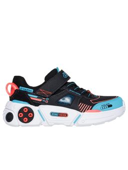 SKECHERS - Boys GAMETRONIX 2.0 Black Velcro Sneakers