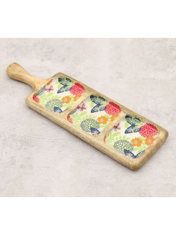 India Circus by Krsnaa Mehta - Multi-Color Monarchs Cadence Compartment Platter