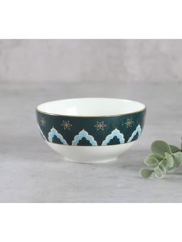 India Circus by Krsnaa Mehta - White Natures Bloom Katori Bowl