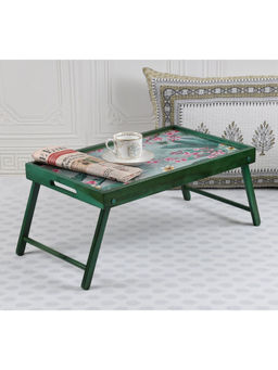 India Circus by Krsnaa Mehta - Green Spring Bloom Breakfast Tray with Stand
