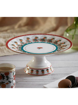 India Circus by Krsnaa Mehta - White Blushed Orchard Cake Stand