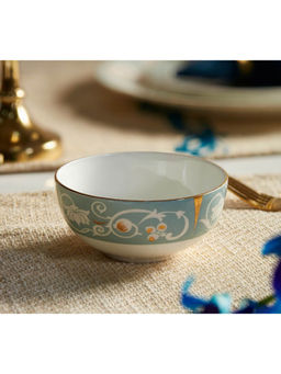 India Circus by Krsnaa Mehta - White Regal Romance Katori Bowl