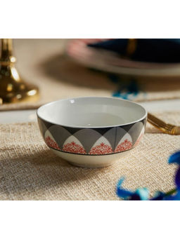 India Circus by Krsnaa Mehta - White Onyx Elegance Katori Bowl