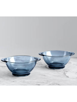 India Circus by Krsnaa Mehta - Grey Fog Snack Bowls (Pack of 2)