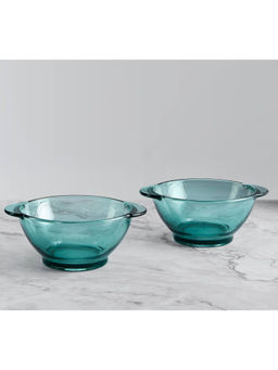 India Circus by Krsnaa Mehta - Green Snack Bowls (Pack of 2)