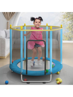 StarAndDaisy - Blue Solid Foam/Sponge Trampoline