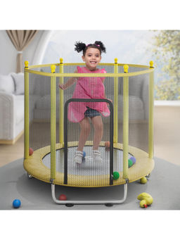 StarAndDaisy - Yellow Solid Foam/Sponge Trampoline