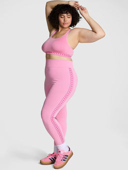 Victoria's Secret - Pink Seamless Hearts Classic Tights