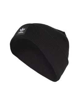 adidas Originals - Unisex Polyester Textured Black Beanie