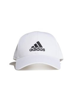 adidas - Unisex Cotton Solid White Cap (Xl)