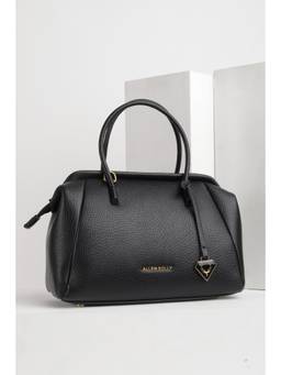 Allen Solly - Women Black Handbag with Detachable Strap