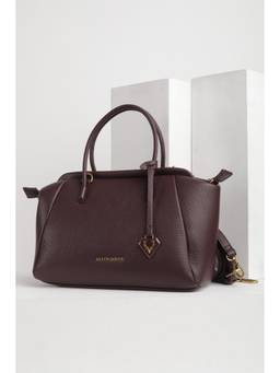 Allen Solly - Women Maroon Handbag with Detachable Strap
