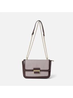 Van Heusen - Women Brown Printed Shoulder Bag