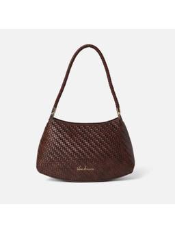 Van Heusen - Women Brown Textured Shoulder Bag