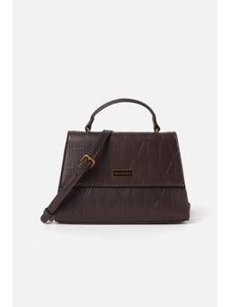 Van Heusen - Women Brown Self Design Sling Bag