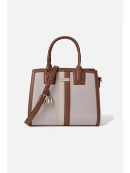 Van Heusen - Women Grey Printed Handbag with Detachable Strap