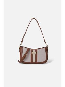 Van Heusen - Women Brown Shoulder Bag with Detachable Strap