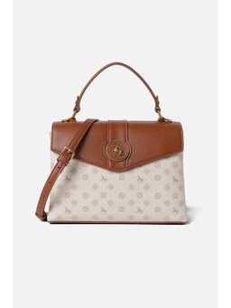Van Heusen - Women Off White Printed Handbag with Detachable Strap
