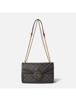 Van Heusen - Women Dark Brown Printed Shoulder Bag