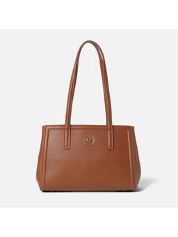 Van Heusen - Women Tan Solid Shoulder Bag