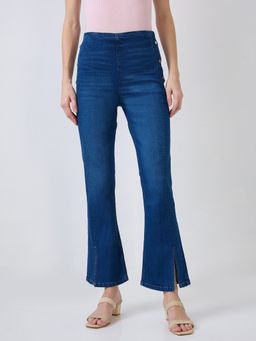 Spykar - Women Blue Boot Cut Fit High Rise Casual Jeans