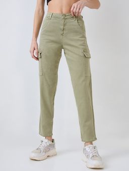 Spykar - Women Green Mom Fit Mid Rise Casual Jeans
