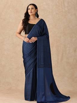 Taashi - Prussian Maze Saree