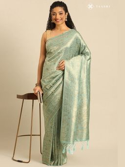 Taashi - Celeste Quietude Saree