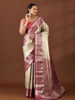 Taashi - Champagne Cadence Saree