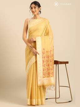 Taashi - Melon Whisper Saree