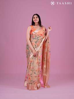 Taashi - The Peach Enclave Saree