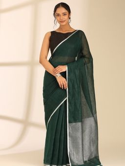 Taashi - The Emerald Palladium Saree
