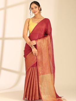 Taashi - Orchid Ember Saree