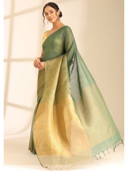 Taashi - Verdant Whisper Saree