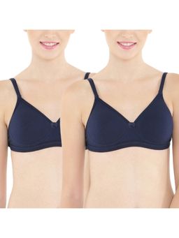 Floret - Pack of 2 Full-Coverage Push-Up Bras - Blue