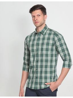 Arrow - Sports Point Collar Plaid Check Shirt