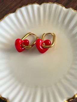 AMOSSH - Waterproof 18K Gold Plated Barry Earrings