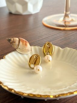 AMOSSH - Waterproof 18K Gold Plated Rinny Earrings